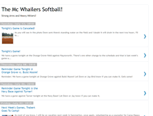 Tablet Screenshot of mcnairsoftball.blogspot.com