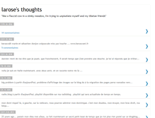 Tablet Screenshot of larosesthoughts.blogspot.com