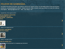 Tablet Screenshot of filhosdesambaiba.blogspot.com