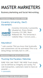 Mobile Screenshot of master-marketers.blogspot.com