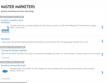 Tablet Screenshot of master-marketers.blogspot.com