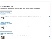 Tablet Screenshot of metaaldetector.blogspot.com
