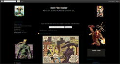 Desktop Screenshot of iron-fist-movie-trailer.blogspot.com
