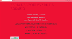Desktop Screenshot of feriadelboulevardderosario.blogspot.com