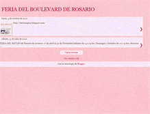 Tablet Screenshot of feriadelboulevardderosario.blogspot.com