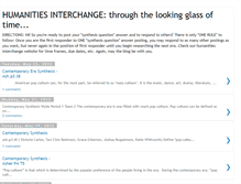 Tablet Screenshot of humanitiesinterchange.blogspot.com
