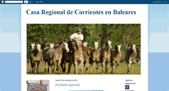 Desktop Screenshot of casadecorrientesbaleares.blogspot.com