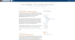 Desktop Screenshot of itilexam.blogspot.com
