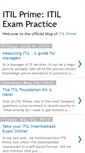 Mobile Screenshot of itilexam.blogspot.com