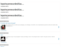 Tablet Screenshot of lepoinconneur.blogspot.com