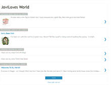 Tablet Screenshot of jovilovesworld.blogspot.com