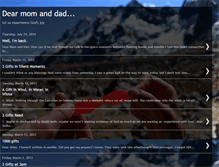 Tablet Screenshot of dear-momanddad.blogspot.com