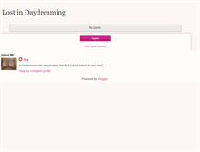 Tablet Screenshot of lostindaydreaming.blogspot.com