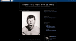 Desktop Screenshot of interestingfactsfor20april.blogspot.com