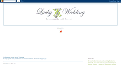 Desktop Screenshot of luckysevenwedding.blogspot.com