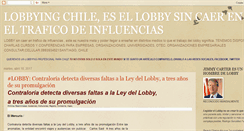 Desktop Screenshot of lobbyingchile.blogspot.com