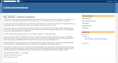 Desktop Screenshot of linksextremismus.blogspot.com