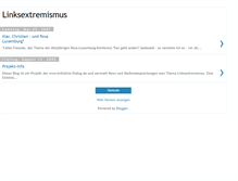 Tablet Screenshot of linksextremismus.blogspot.com