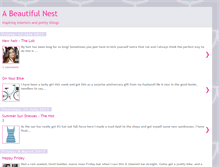 Tablet Screenshot of abeautifulnest.blogspot.com