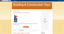 Desktop Screenshot of buildingnconstructiontoys.blogspot.com