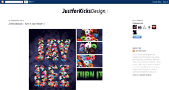 Desktop Screenshot of justforkicksdesign.blogspot.com