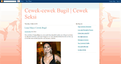 Desktop Screenshot of 1001cewekcewek.blogspot.com