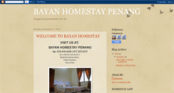 Desktop Screenshot of bayanhomestay.blogspot.com