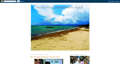 Desktop Screenshot of parotteecommunitynews.blogspot.com