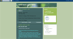Desktop Screenshot of conservationcoralreefs.blogspot.com
