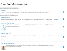 Tablet Screenshot of conservationcoralreefs.blogspot.com