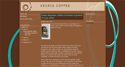 Desktop Screenshot of keurig-coffee.blogspot.com