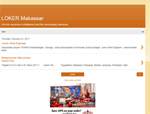 Tablet Screenshot of lokermakassarji.blogspot.com