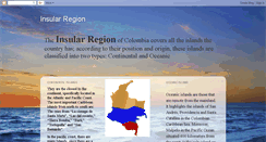 Desktop Screenshot of insularregioncolombia.blogspot.com