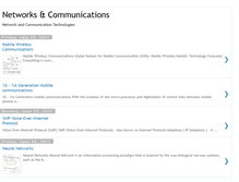 Tablet Screenshot of network-communications.blogspot.com
