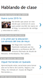 Mobile Screenshot of hablandodeclase.blogspot.com