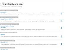 Tablet Screenshot of iheartemilyandjon.blogspot.com