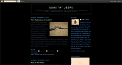 Desktop Screenshot of gunsnjeeps.blogspot.com