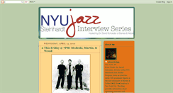 Desktop Screenshot of jazzinterviewseries.blogspot.com