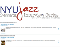 Tablet Screenshot of jazzinterviewseries.blogspot.com