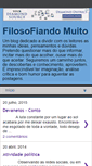 Mobile Screenshot of filosofiandomuito.blogspot.com