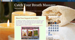Desktop Screenshot of catchyourbreathmassage.blogspot.com