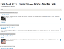 Tablet Screenshot of haitifooddrive.blogspot.com