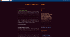 Desktop Screenshot of jornalismoculturalufsj.blogspot.com