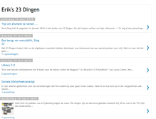 Tablet Screenshot of eriks23dingen.blogspot.com
