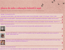 Tablet Screenshot of educacaoinfantileaqui.blogspot.com