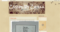 Desktop Screenshot of cardsbycarla.blogspot.com