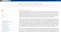 Desktop Screenshot of governanceimperative.blogspot.com