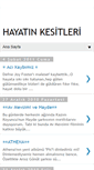Mobile Screenshot of hayatinkesitleri.blogspot.com