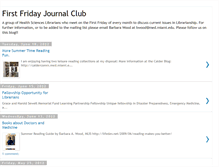 Tablet Screenshot of libraryjournalclub.blogspot.com