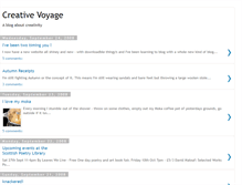 Tablet Screenshot of creativevoyage.blogspot.com